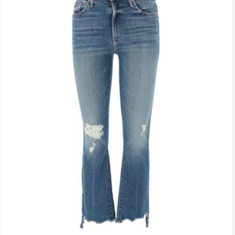 MOTHER The Insider Crop Step Chew Jean. Size 26